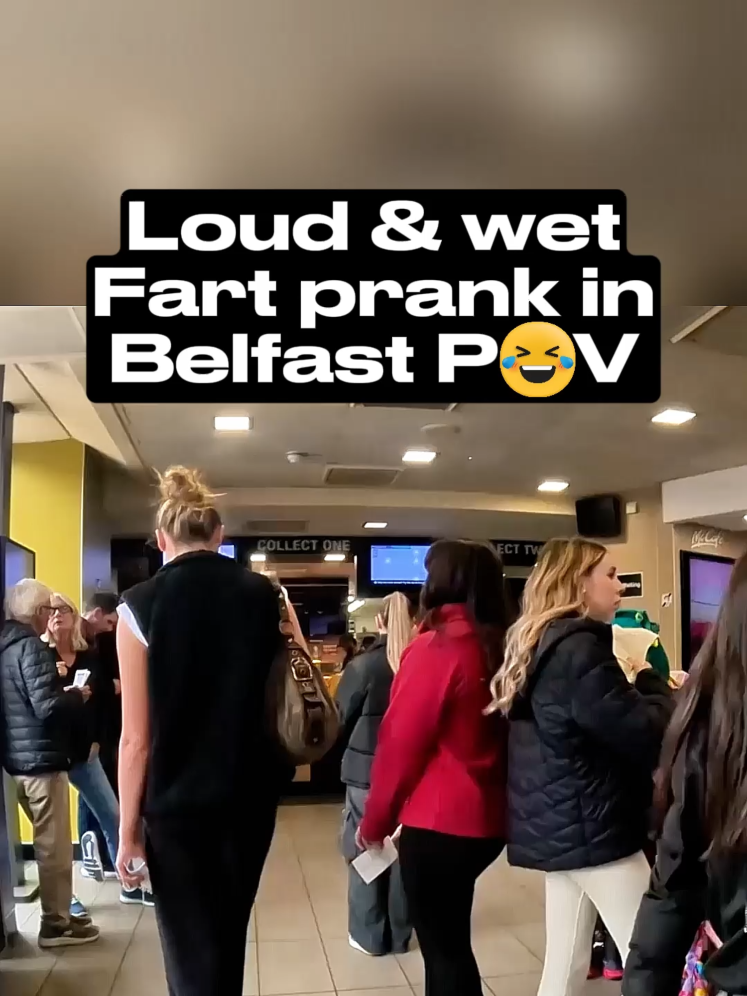 Loud & wet fart prank in Belfast city centre 💩😂🤣 #fartprank #prankvideo #funnyvideos😂 #public #belfast #fyp