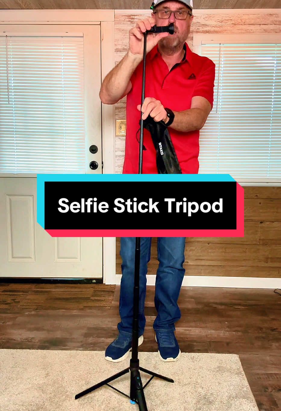 Portable Selfie Stick Tripod 60” #selfiestick #tripod #tiktokshopcreatorpicks 