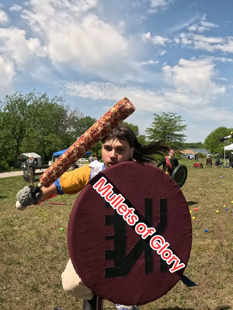 The mullets be flying free.  #bonk #larptok #warrior #gitgud #amtgard #larping #freebird#mullet 