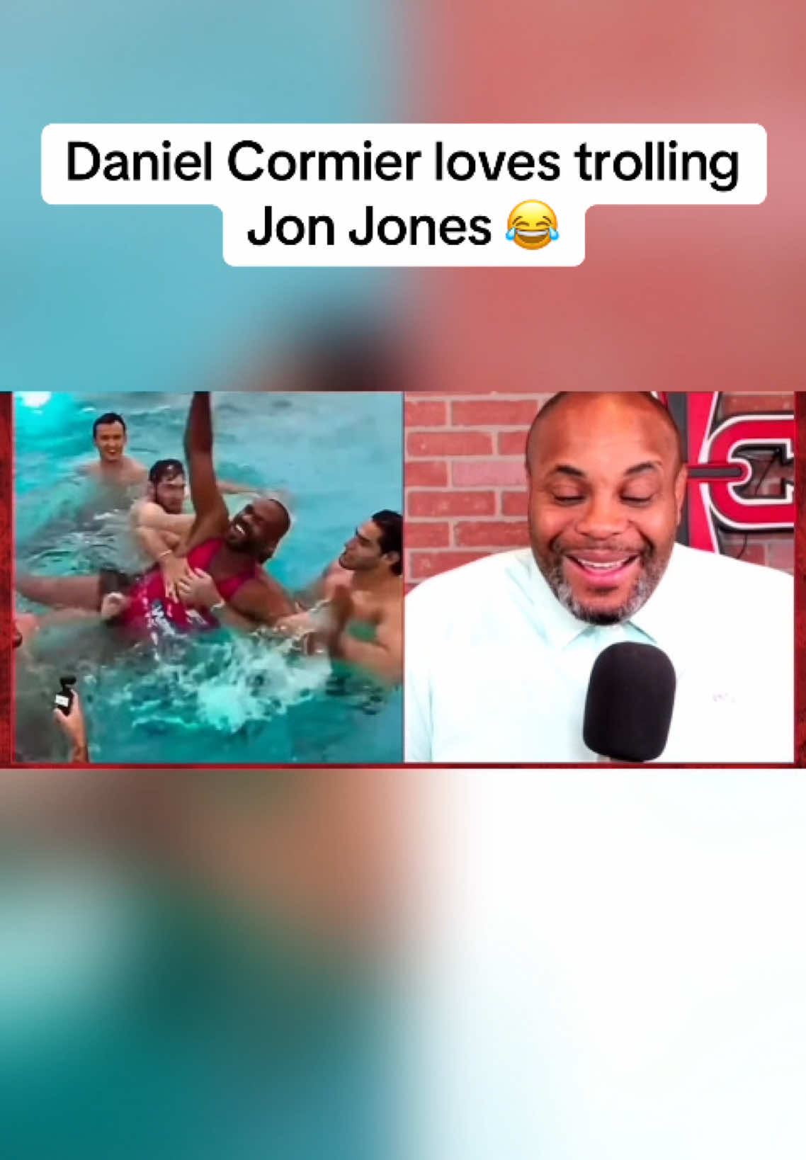 Daniel Cormier loves trolling Jon Jones #UFC #fighter #legend #funny #podcast