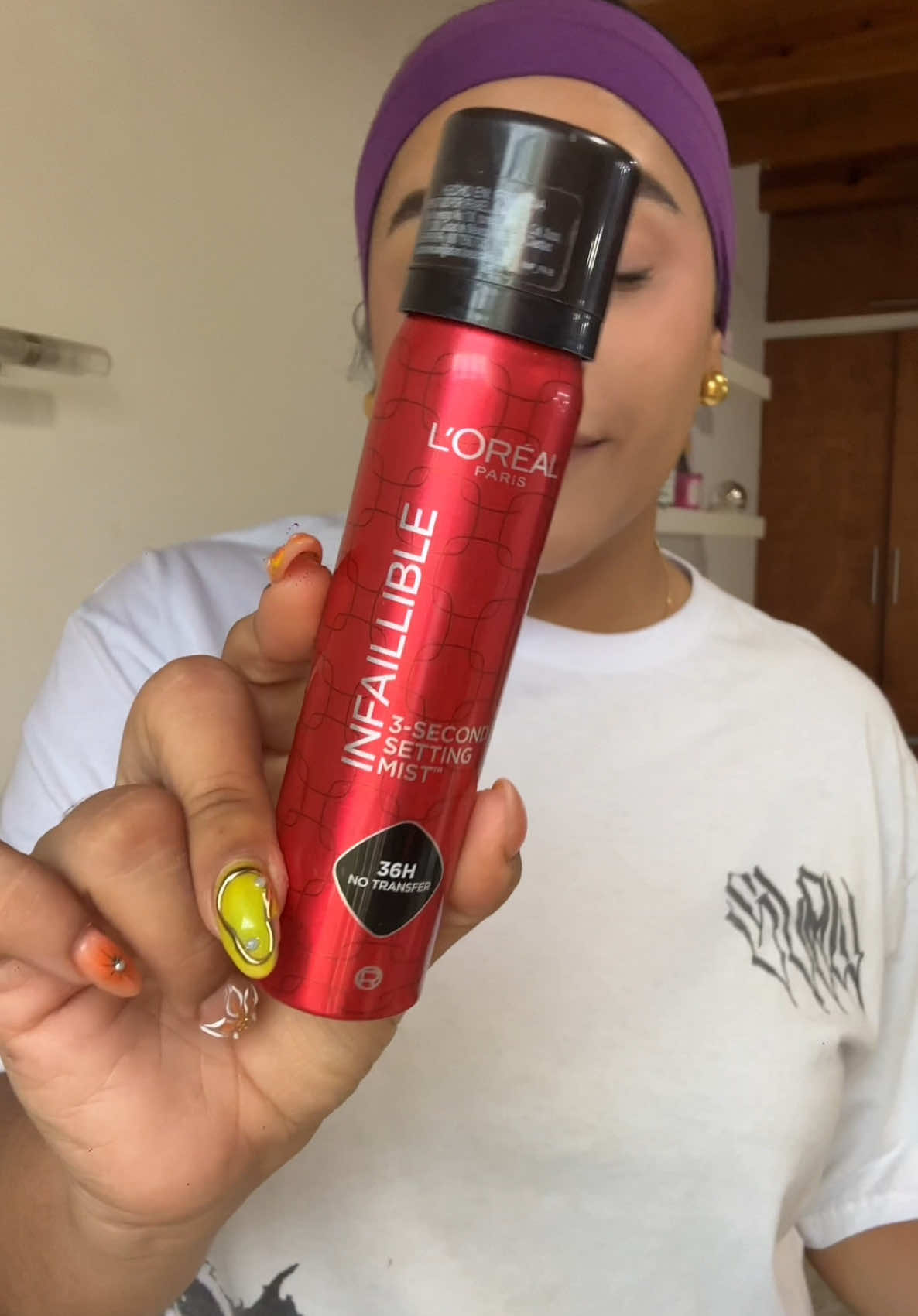 poniendo a prueba el fijador de maquillaje más vendido en tiktok shop! #fy #fyp #maquillaje #fijadormaquillaje 