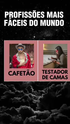 Profissões mais fáceis do mundo  #profissoes #profissoesdossonhos #profissoesdofuturo #cafetao #cafetão #degustador #seguranca #cafetina #figurante #figurantes #streamers #streambrasil #empregodossonhos #emprego #degustadora #somelier #comedia #bizarro #empregosincero #trabalhoduro #trabalhador #trabalhadores #trabalhadorrural #trabalhadora #trabalhohonesto #primeiroemprego #curiosidades #lista #reação #reacao #reagindo #fatos #primeiroemprego #estagiario 