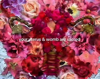 menstrual affirmations 🌺 #divinefeminine #uterus #womb #feminine #sacred #wombwisdom #goddess #affirmations #spirituality #spiritualtiktok 