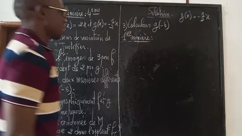 exercice sur les applications linéaires en 4eme p4 Maths Sénégal 