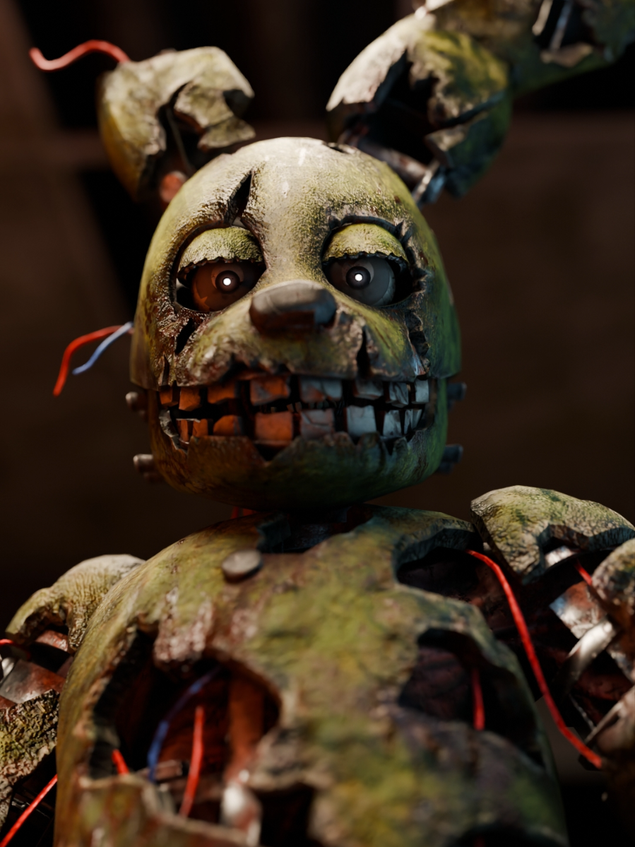 hi springtrap #fnaf #fivenightsatfreddys #deadbydaylight #dbd #springtrap #michaelmyers  #halloween #aftonfamily  #animation #animated #3d 