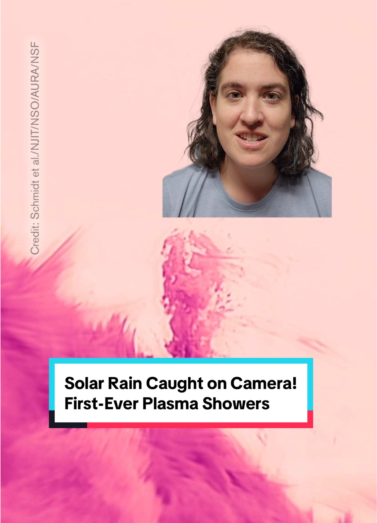 What does rain look like on the Sun? ☀️    We just got our clearest look ever at “plasma rain”, cooling plasma that falls back to the solar surface along the star's magnetic field lines. This sighting of solar rain came thanks to new adaptive optics tech that clears Earth’s atmospheric blur. #Science #Space #Astronomy #ScienceTok #LearnSomethingNew