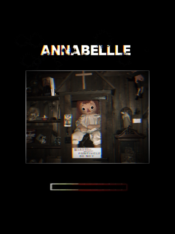 the story of Annabelle  #annabelle #anabelledoll #horrortok #analoghorror #scary 