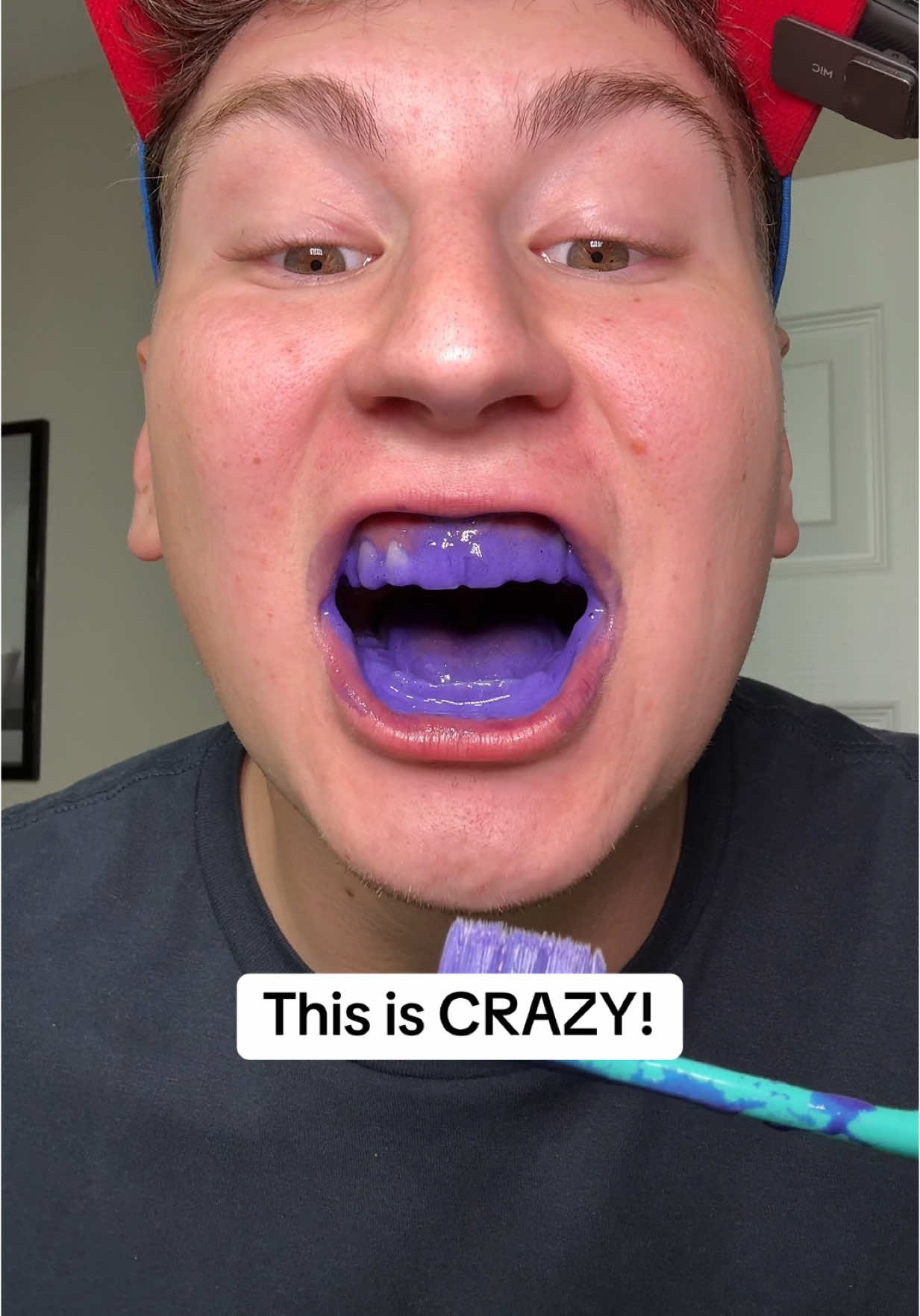 This is crazy! #toothpaste #purpletoothpaste #gurunanda #whitening #teeth #gurunandasuperbrandday @Elizabeth @GuruNanda LLC 