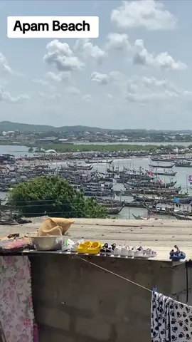 Beautiful views of Apam. Gomoa is blessed to have such vibrant fishing economy. #vira #fyp #ghtiktok 