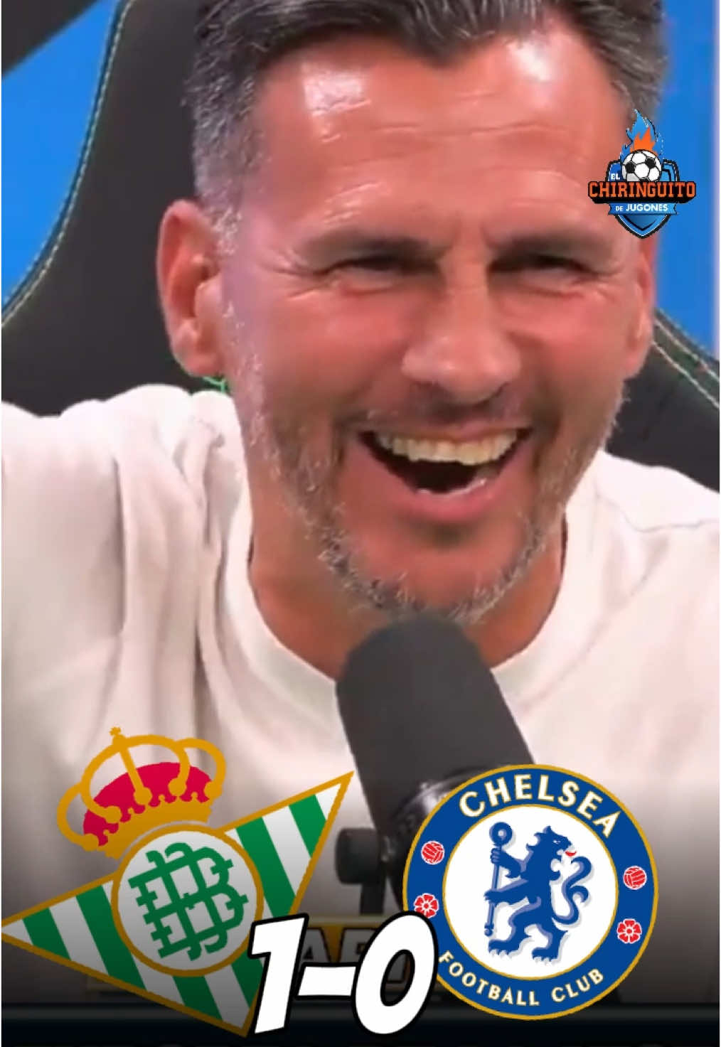 🔥 ¡El GRITO de CAPI ha llegado a Polonia y al Benito Villamarín! 🟢 Real Betis 1-0 Chelsea 🔵 | 9’  #elchiringuitotv #deportesentiktok #tiktokfootballacademy 
