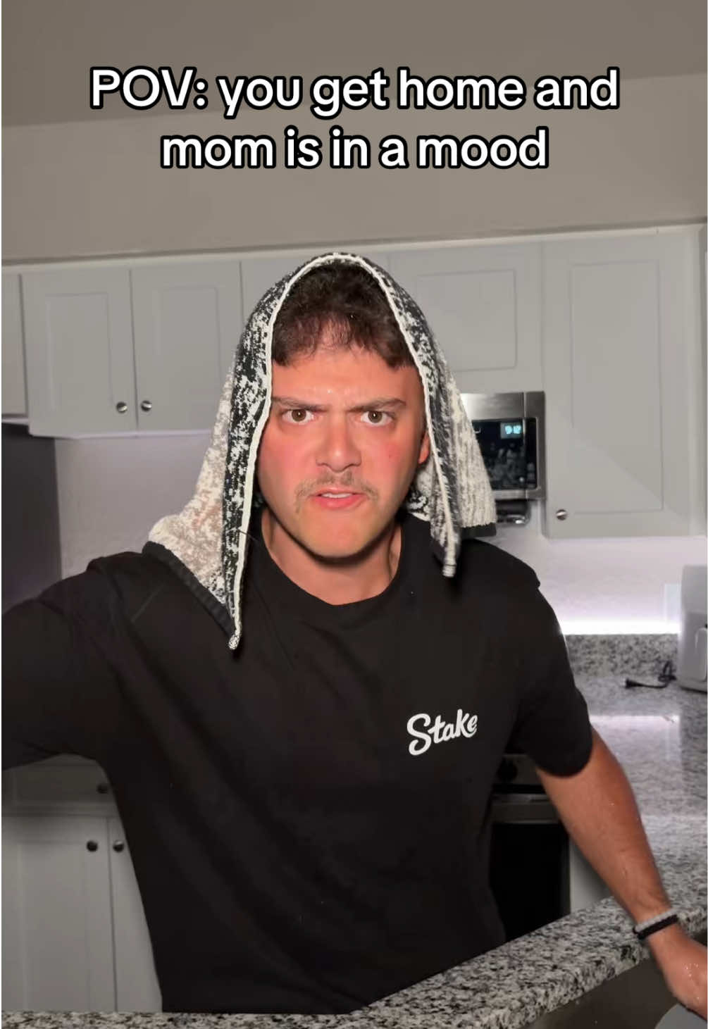 Mom, relax I just walked in the door 🤣 #skit #comedy #thetrevorabney 