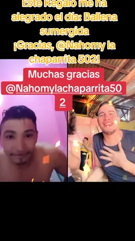 ¡Gracias por el magnífico Regalo que enviaste a mi LIVE! Significa mucho para mí saber que aprecias mi contenido. @Nahomy la chaparrita 502 #tiktoklive #livehighlights #livegift #whalediving #ballenasumergida 