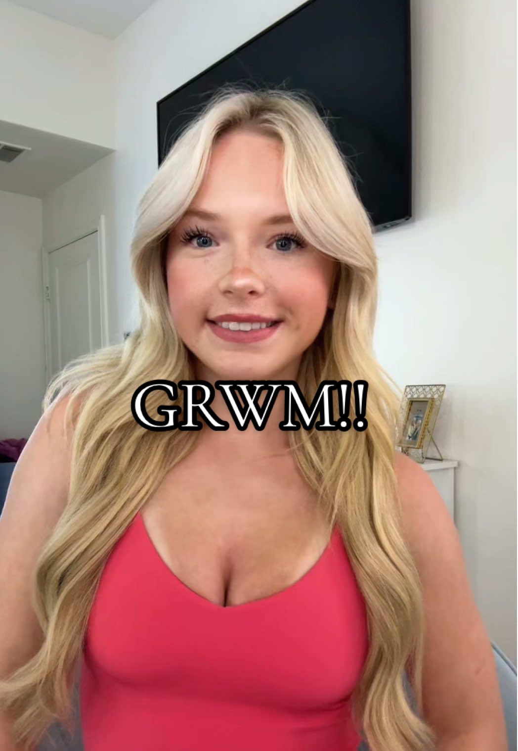 you guys ask and shall receive!!🌺 #grwm #grwmroutine #makeup #hairtok #hair #Summer #makeup #blonde #fyp #fypシ 