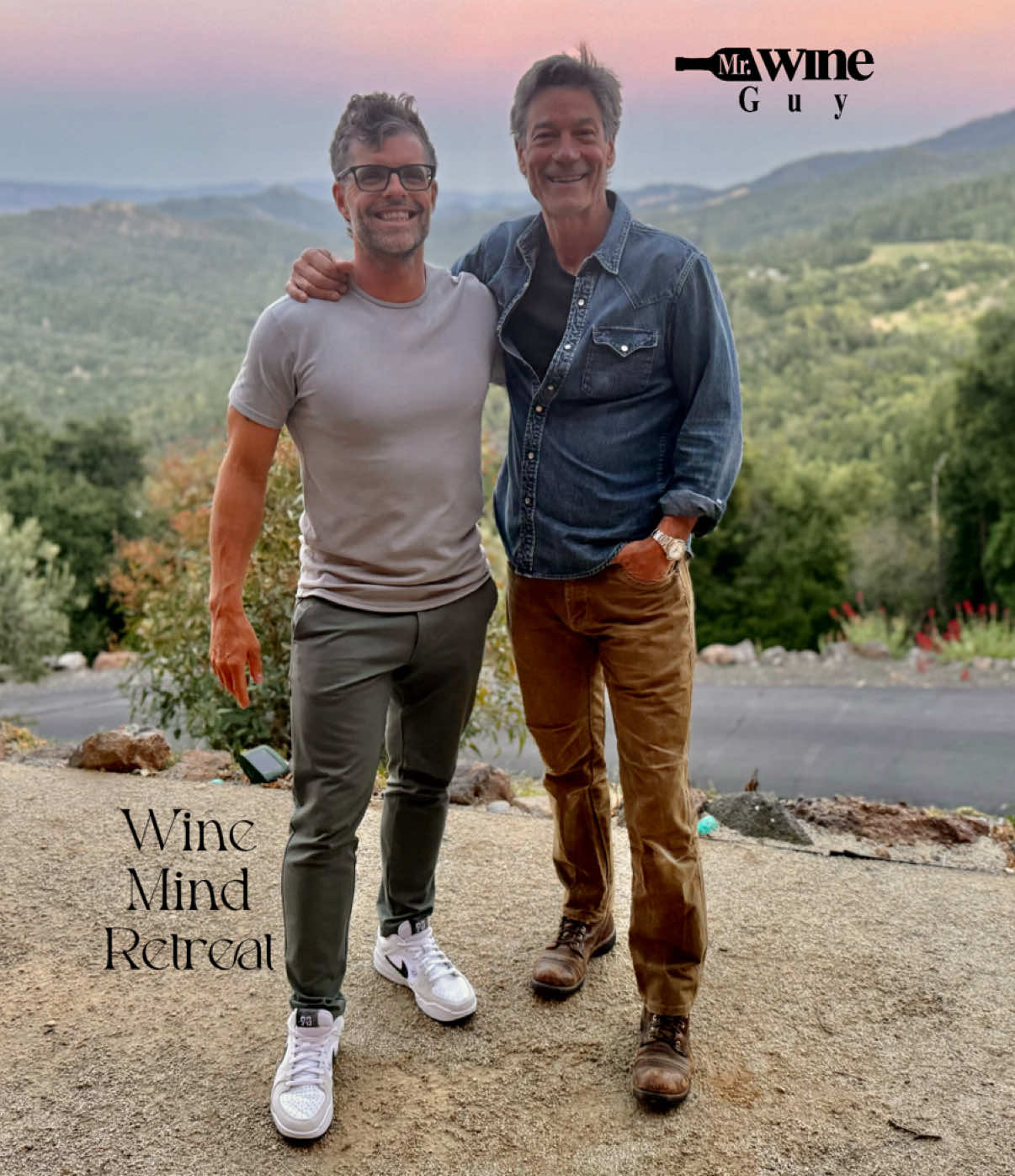 Day 4 of my Inaugural Wine Mind Retreat ended on top of the world at the incredible Boich Estate in the Mt. Veeder AVA of Napa Valley! #irongallagher #wine #winerytrip #winetiktok🍷 #napavalley 