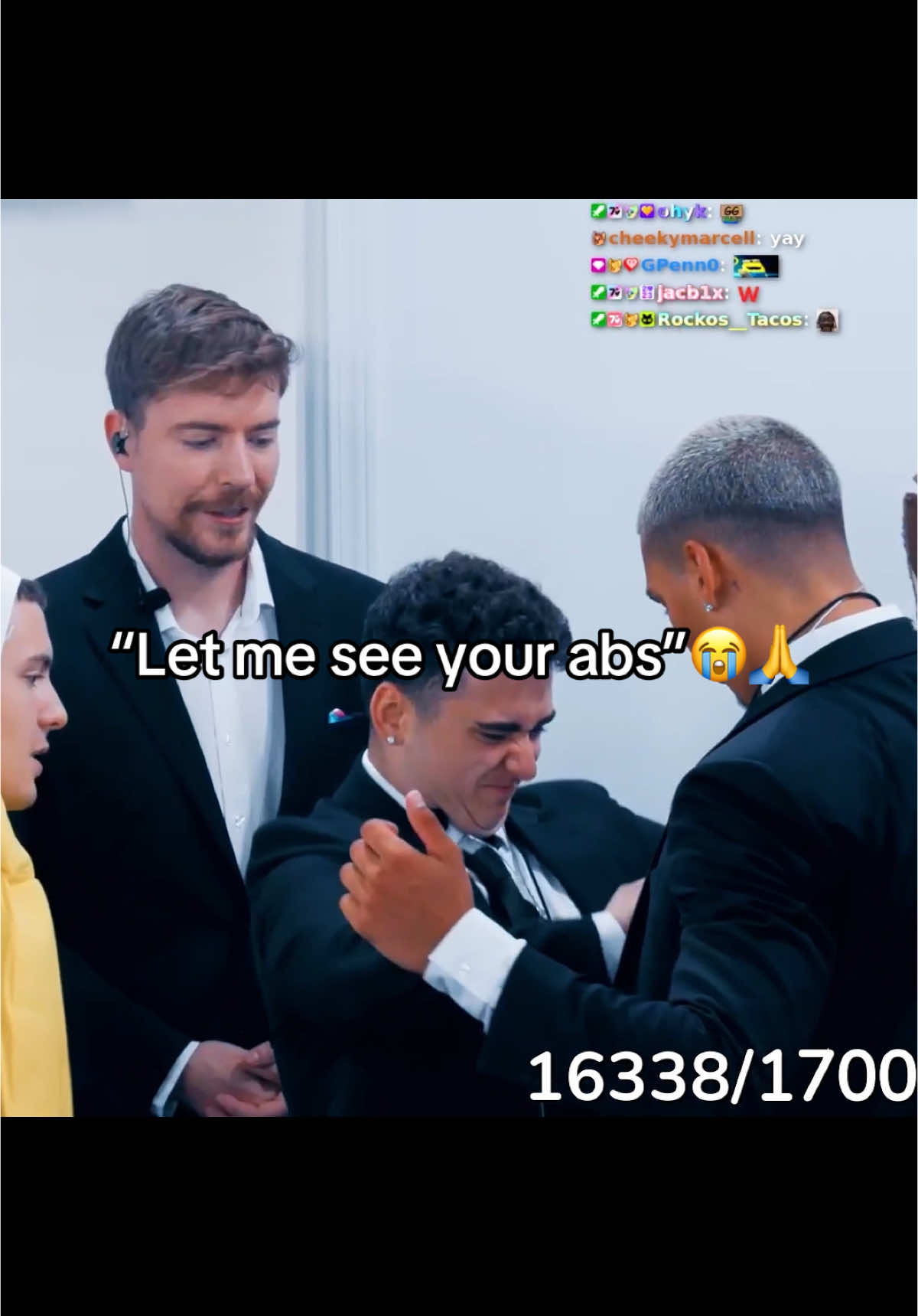 “Let me see your abs”😭🙏 #fyp #foryou #foryoupage #viral #trending #lacy #mrbeast #marlon #clix #faxuty 