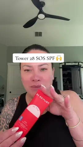 Sensitive skin BFF 💧 Finally, a sunscreen that protects without the breakouts 😌 Tower 28 SOS SPF 30 = calm, clear, protected skin 🌞 #ad #SensitiveSkinSafe #Tower28SPF #SkinCareThatWorks #SPFForAll #TikTokSkinTips @Tower 28 Beauty 