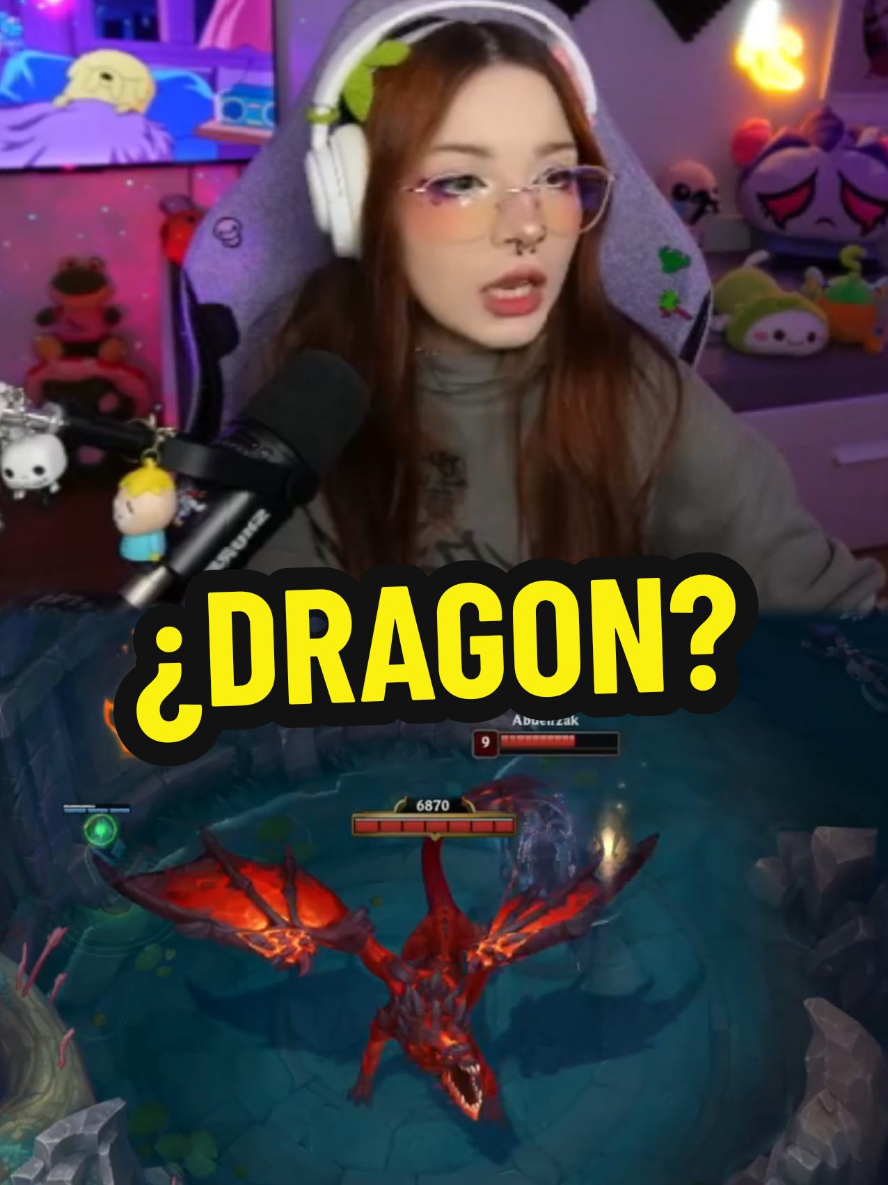 ¿el dragon mostraba mi ubicación? 🤔  #leagueoflegends #riotgames #lolclips #twitchclips  #leagueofbugs #bug #fail #streamerespañol #streamergirl 