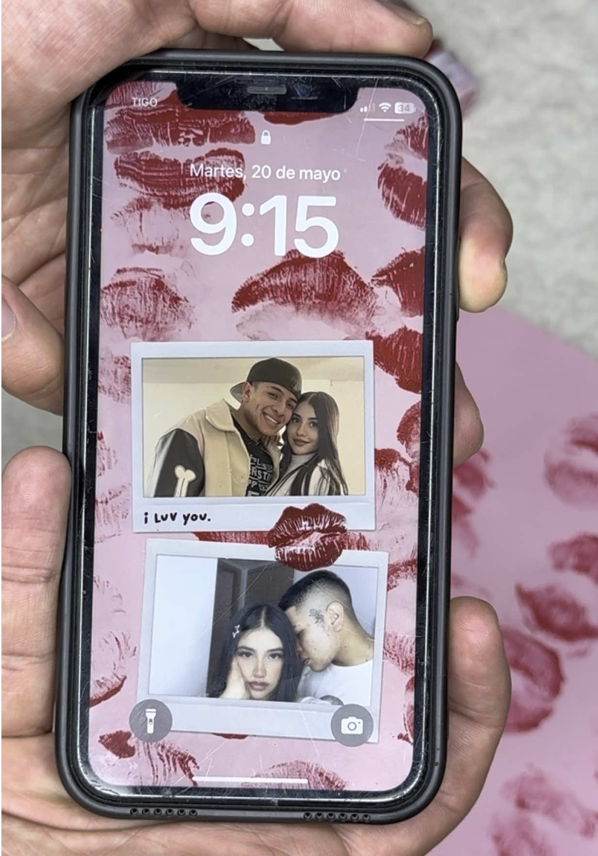 Fondo para celular de besos 💋 