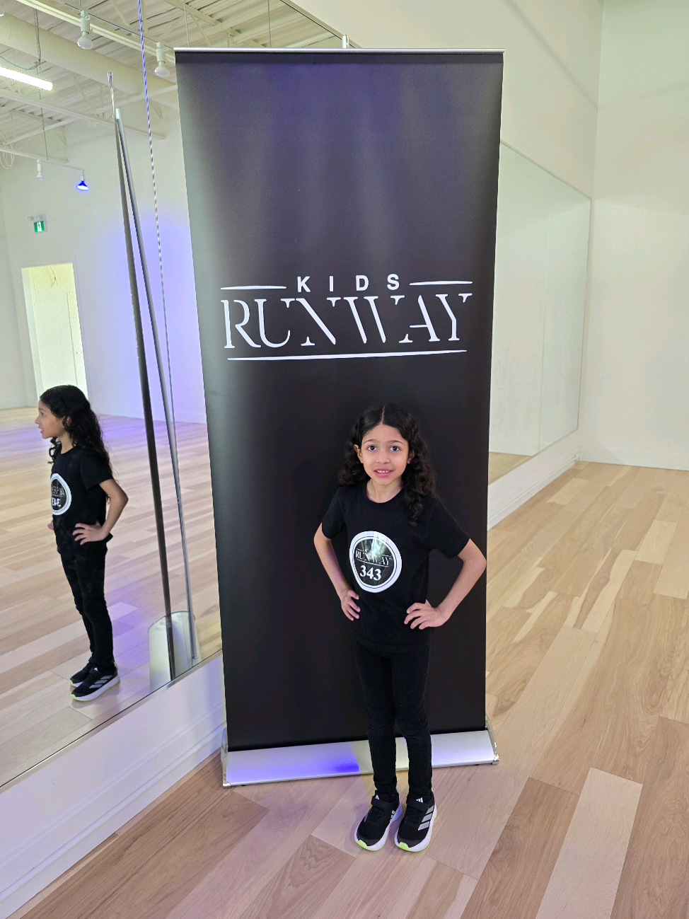 She's strutting into the spotlight! ✨ Practicing for the big day at #kidsrunway  — because style starts young and dreams have no age limit! 💫👠 #KidsFashion #MiniModel #TorontoKids #RunwayReady #ModelInTheMaking #KidsRunway2025 #TorontoEvents #FutureSuperstar #StylishKids #YoungTalent #canadakids 