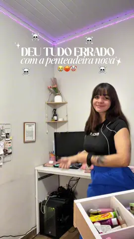 É ISSO AMIGAS, o que era um sonho, virou um pesadelo. Obrigada @madeiramadeiraloja 💗 #daily #penteadeira #girls 
