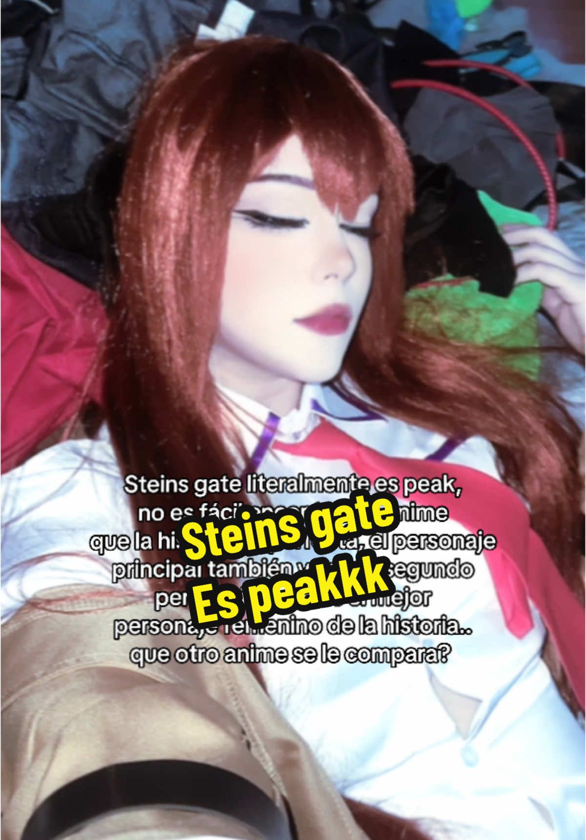 Absolute cinema #fyp #viral #entretenimiento #cosplay #steinsgate #makise #makisekurisu #humor #entertainment #funny 