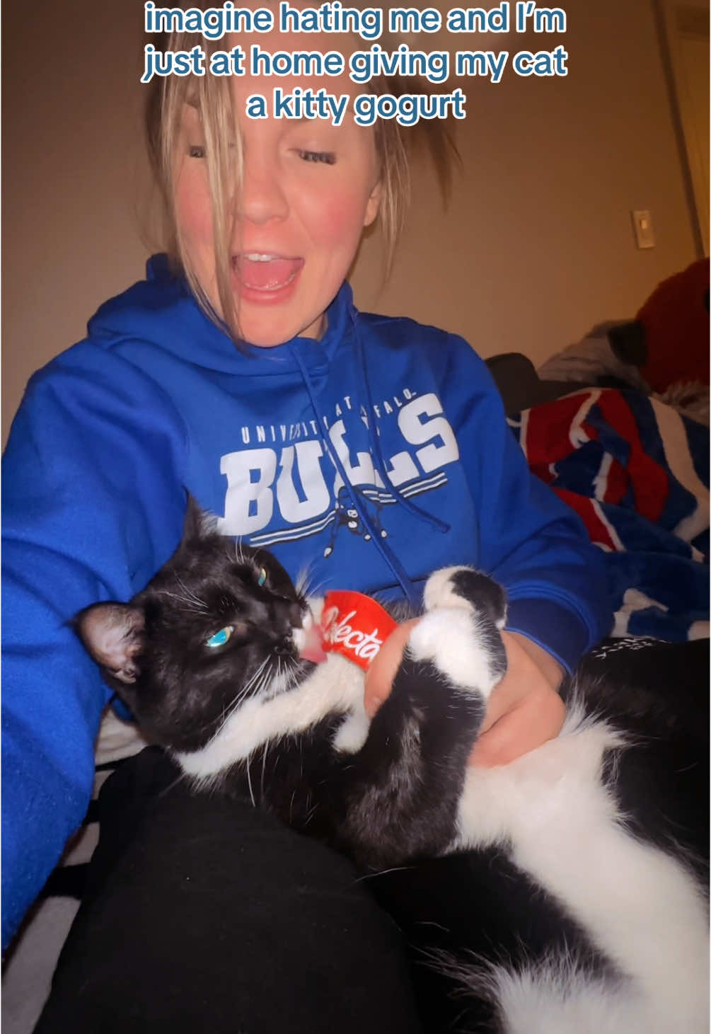 and yes this is how I bribed him into filming the last video together 😂🐾💙 #catsoftiktok  #cats #catmom #beyonce 