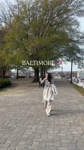 conheci mais uma cidade fofa #baltimore #maryland #usa #fyp #viral 