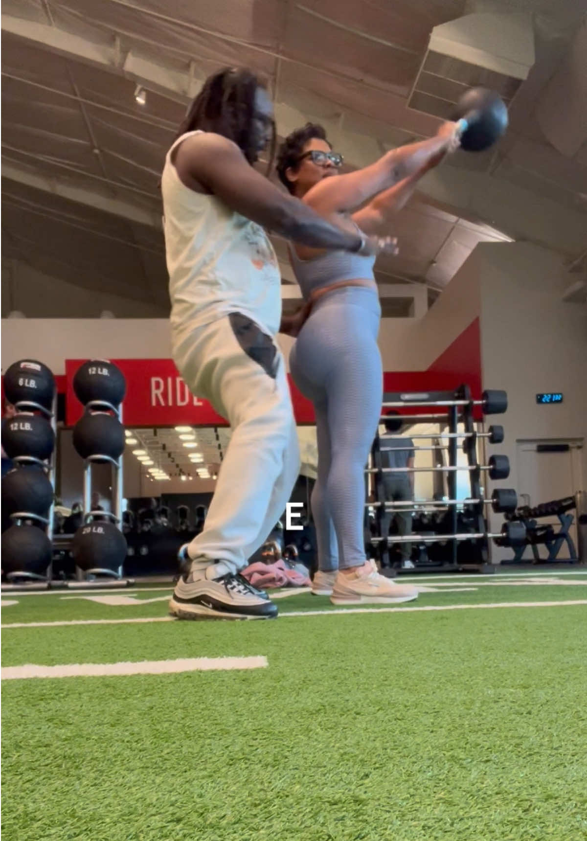 Just because she’s doing squats doesn’t mean you’re a trainer, bro 💀 Don’t be this guy 😂 #GymTok #TrainerEnergy #DontDoThis”
