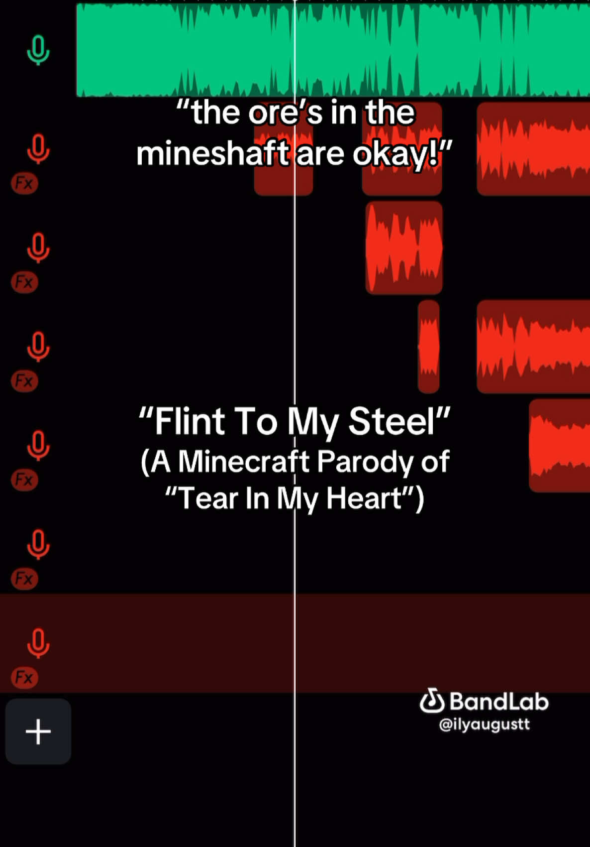 SHE’S THE FLINT TO MY STEEL! #Minecraft #minecraftsong #fyp #minecraftparody 