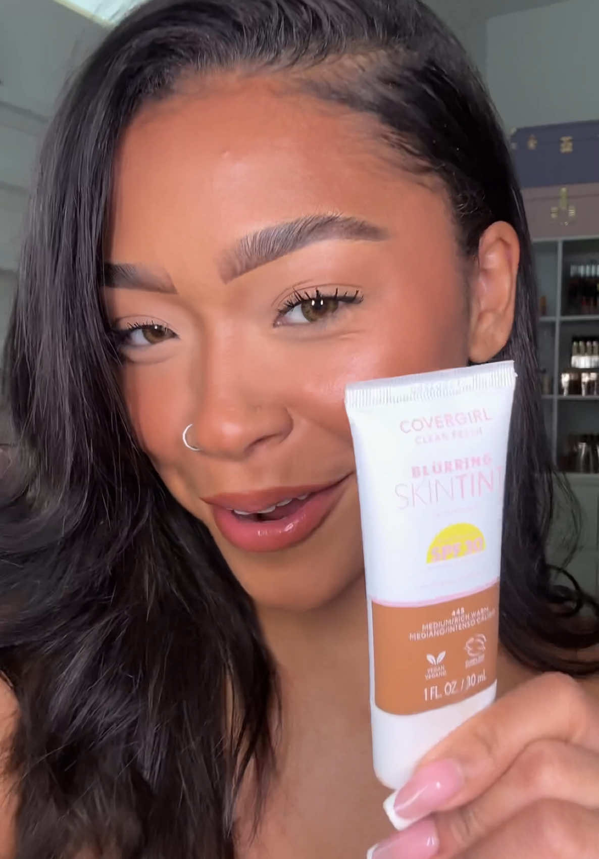 Nobody can convince me that skin tints are not the way to go this summer. Let alone SPF INFUSED???? Covergirllll😭😭 @Covergirl US #covergirlpartner