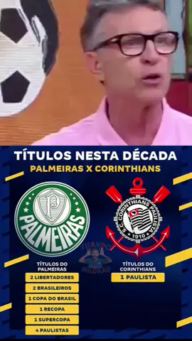 Craque Neto detonou o Corinthians! 😳🗣️ #craqueneto #corinthians #palmeiras #titulos #futebolbrasileiro #libertadores #fyp #fyyyyyyyyyyyyyyyy