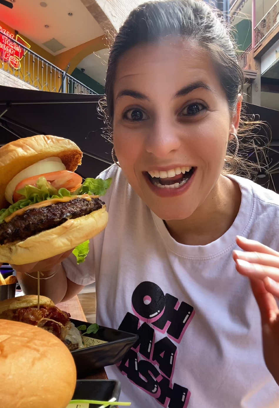 Happy Hamburger Day 🍔 #ohmagash #nationalhamburgerday #hamburger #Foodie #foodietiktok #trinifoodie #fyp 