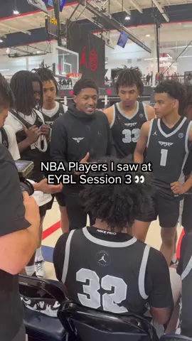 I saw these NBA Players at EYBL Session 3👀 #fyp #aau #eybl #NBA 