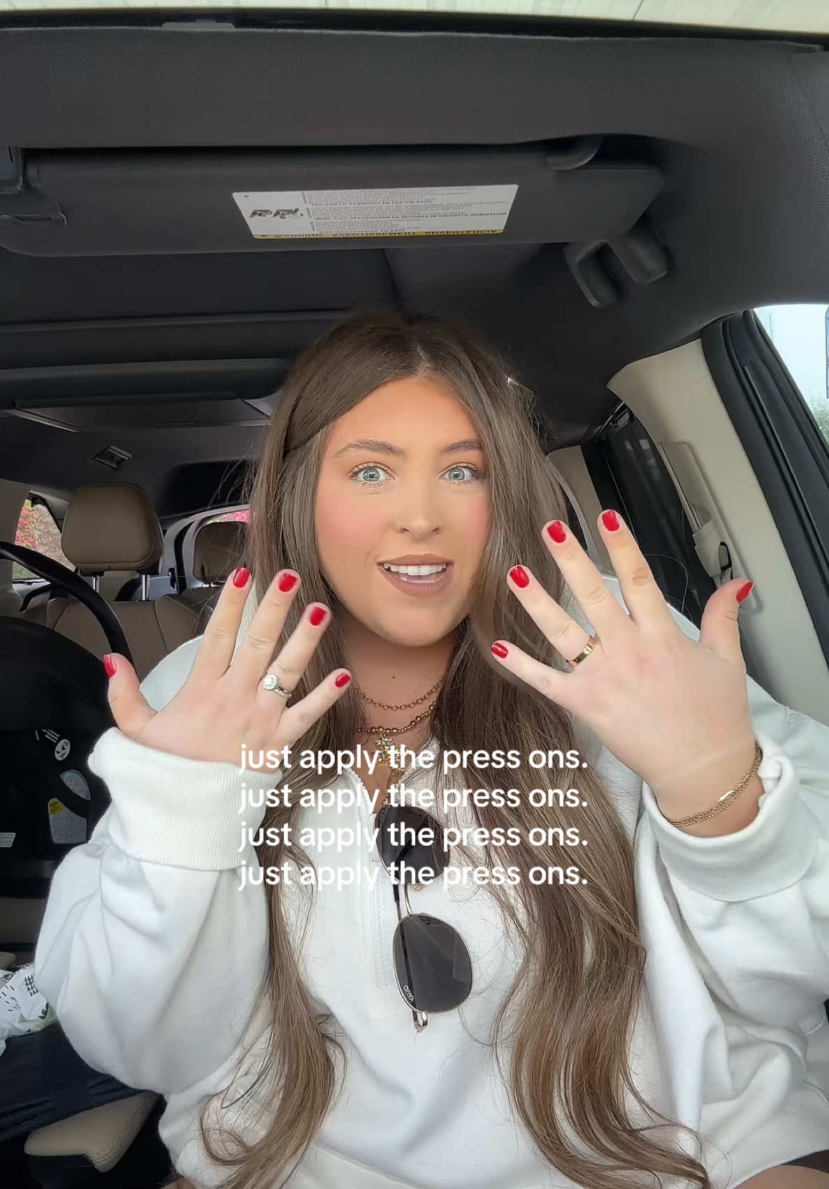 it’s the convenience for me 👏🏼✨❤️‍🔥 #pressonnails #nailinspo #nailideas #rednails #summernails @imPRESSBeauty 