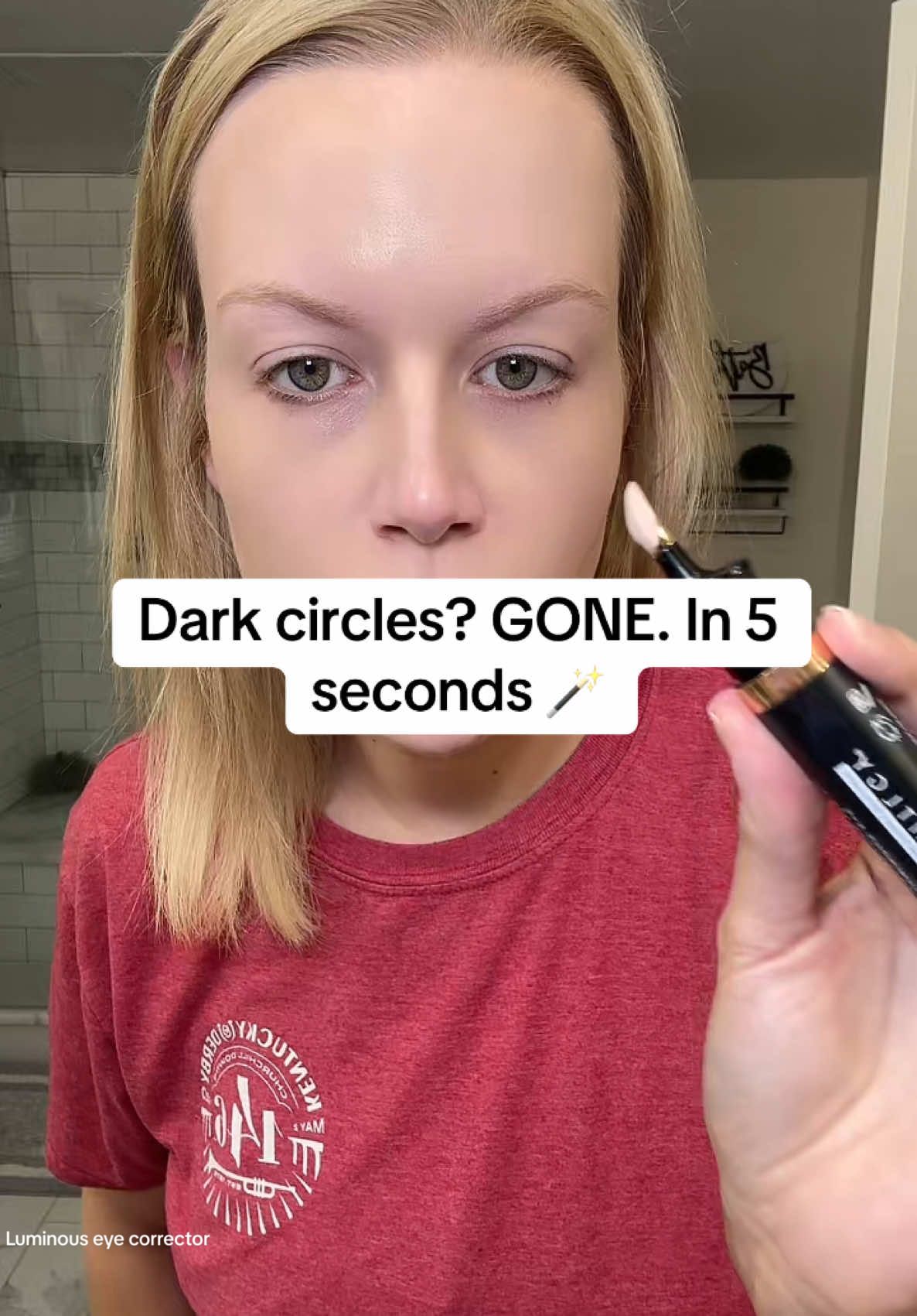 Dark circles? Fine lines? Sun damage? I use ONE product for all of it. The DRMTLGY Luminous Eye Corrector has SPF 41, a tint that actually blends in, and it brightens instantly. No creasing, no white cast—just smooth, glowy under-eyes in seconds. I’m obsessed. #eyecorrector #drmtlgy #skincaretok #concealer #foundation #darkcircles #eyebrightener #TikTokShopCreatorPicks 