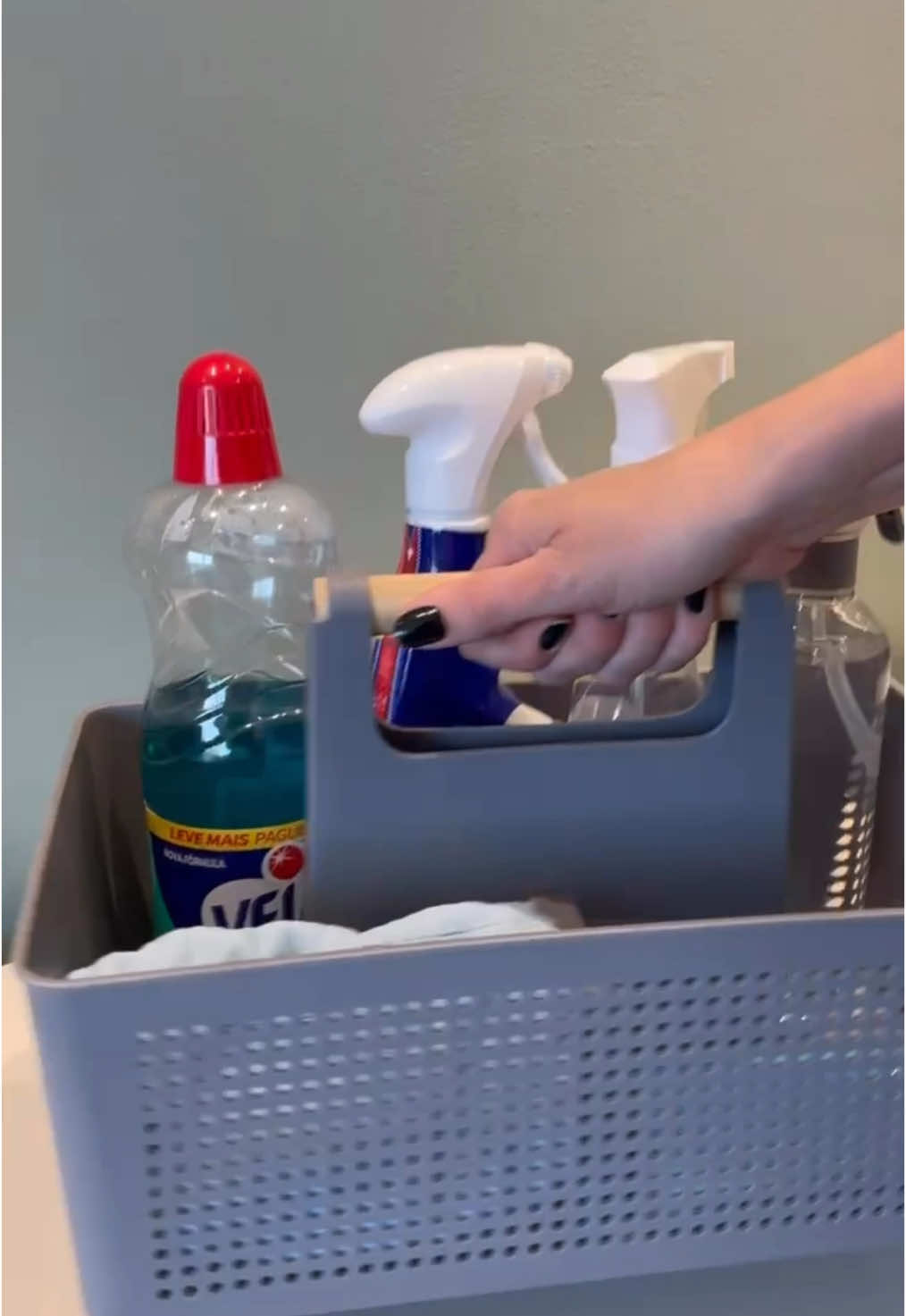Esse cesto faz toda a diferença na rotina da lavanderia 🩵 #linhaflow #lavanderia #vidaorganizada #lojaflaviaorganiza #flaviaorganiza 