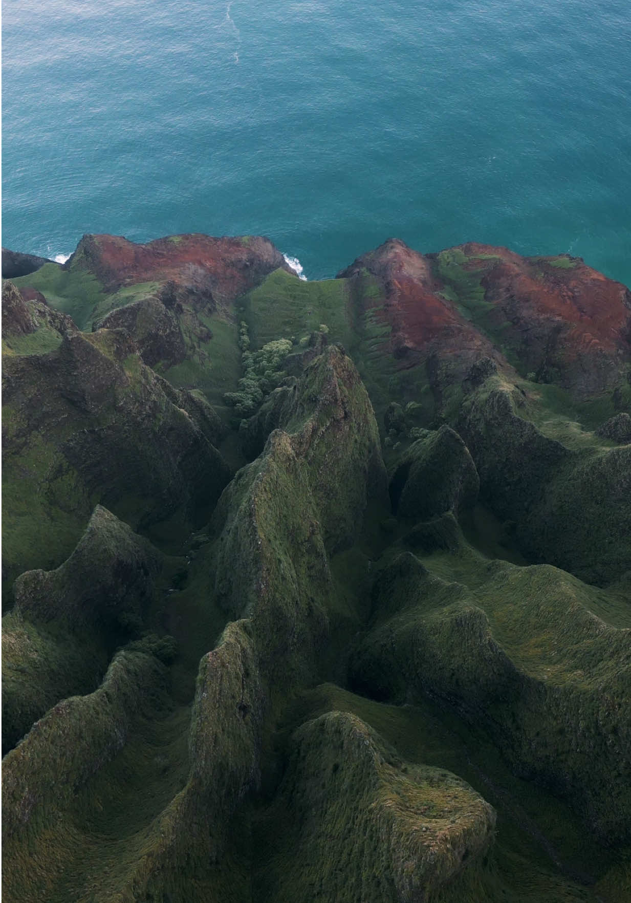 Pretty certain waking up @3:30 am for sunrise was worth it. #hawaii #napalicoast #kauai #dji  
