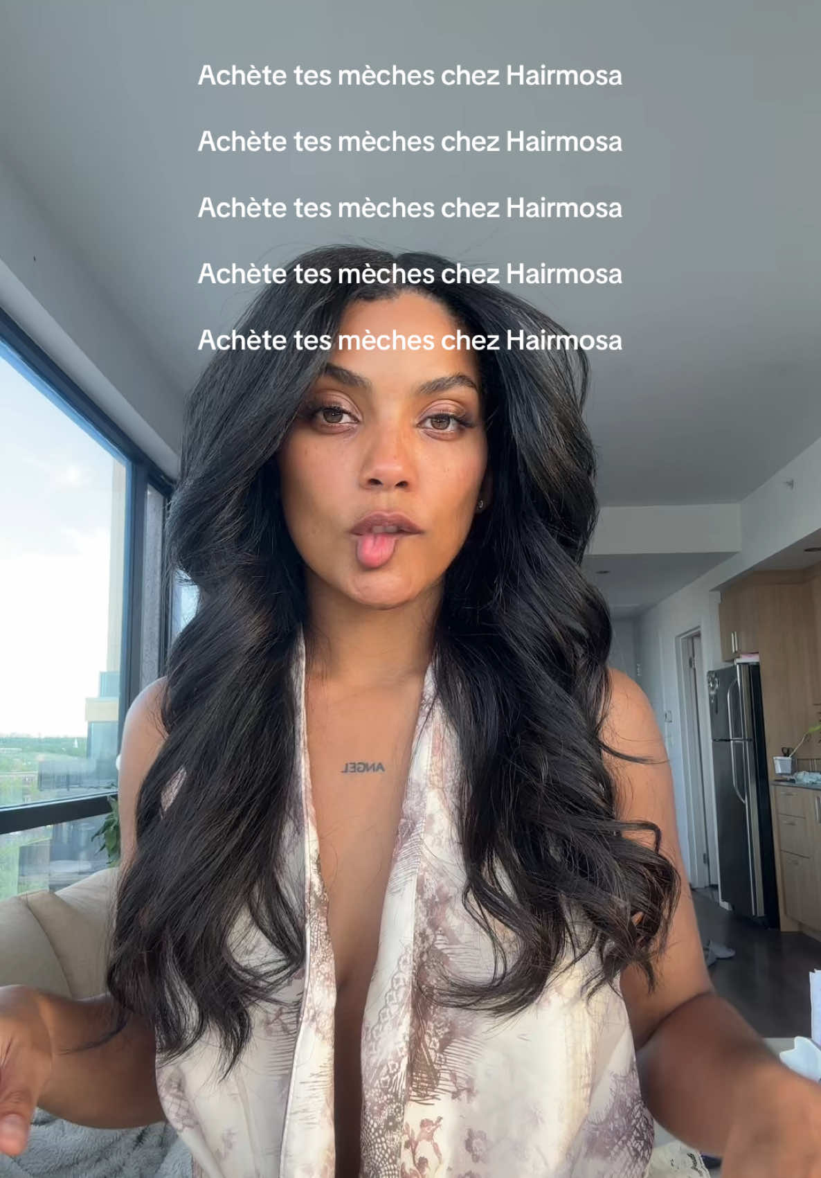 @hairmosa cheveux quali quali 😮‍💨  Mon code les filles : CASSIE10 #hairmosa #girltiktok #tissageouvert #montreal #paris #fyp #pourtoii 