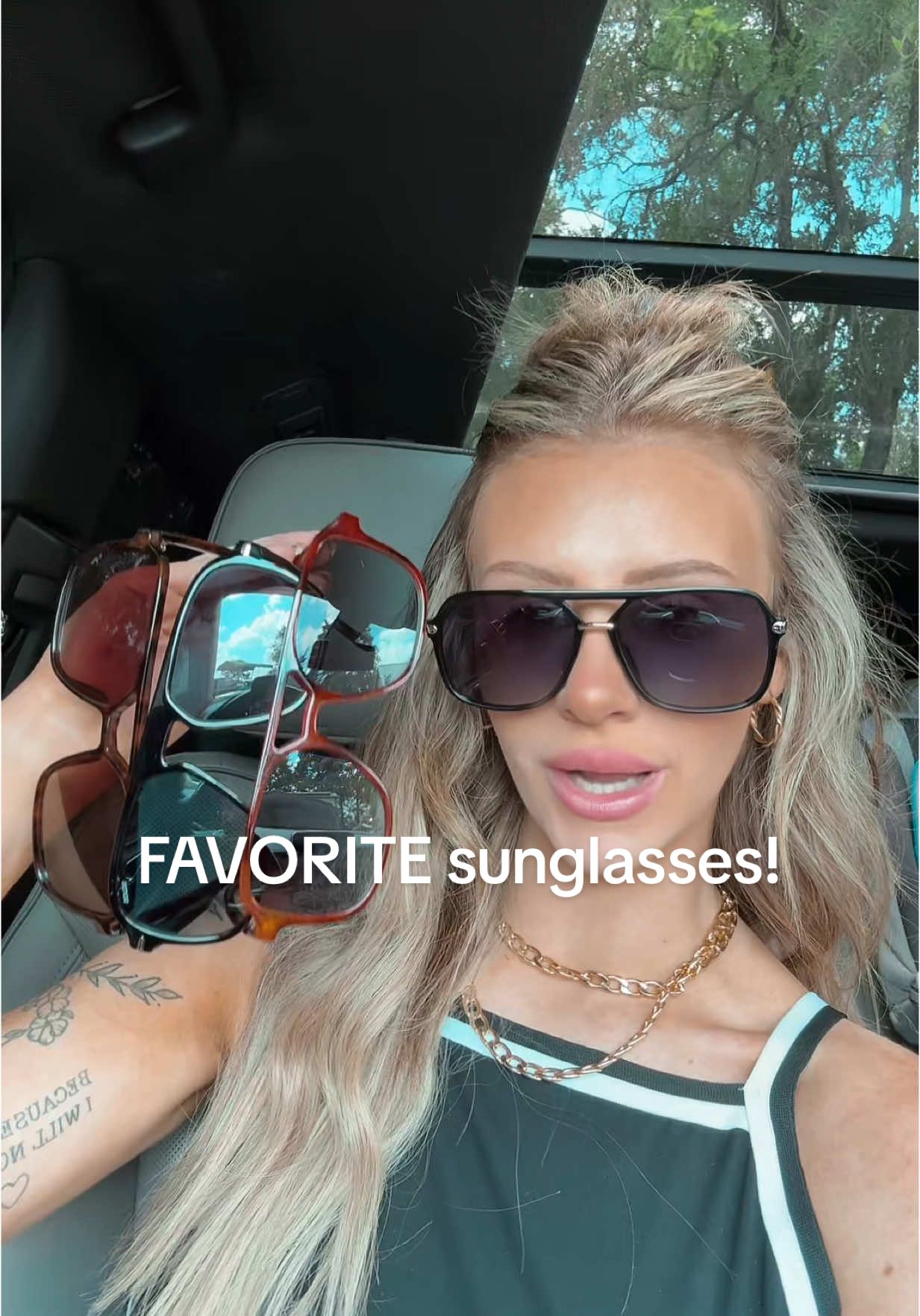 Amazon sunglasses!😍🕶️✨ use code KOLBYSHAE to save, all linked in my Amazon storefront and bio! @sojoseyewear #amazonsunglasses #sojos