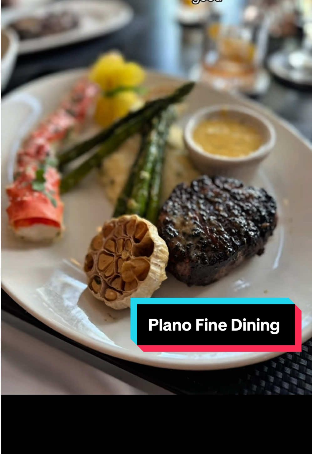 Serving luxe vibes only at @Truluck’s 💅🏽✨ Just north of Dallas but ALL the way delicious! I’m obsessed with the filet + king crab leg combo 🥩🦀—unreal. And don’t get me started on their old fashioned and rum fashioned… let’s just say, they understood the assignment.🍸🔥 #TreatYourself #PlanoEats #TrueLuxeVibes #DFWFoodie #LuxuryDining #CrabGoals #OldFashionedLove #RumFashionedPlease #FoodieFinds #SteakAndCrabPerfection #EatPretty #CapCut #ThingsToDoInDallas #ThingsToDoInPlano #DallasEats #FineDiningDallas #DFWLuxuryEats #UpscaleDining #DallasFoodie #PlanoFoodScene #DateNightInDallas #WhereToEatInDallas #LuxuryFoodie
