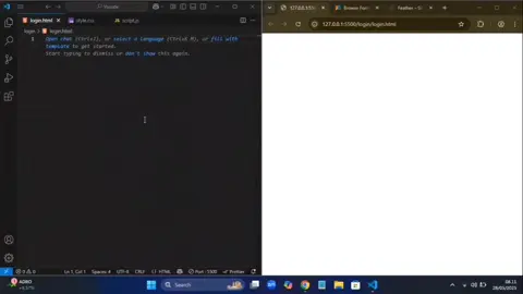 HTML tanpa CSS tuh... mirip aku tanpa kamu, hambar cuy 😔 #coding #foryoupage #fypageシ #xybca #programming #fyp 