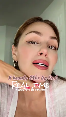 No cracking. No touch-ups. Just 24 hours of soft velvet lips. #liptint #velvetlips 