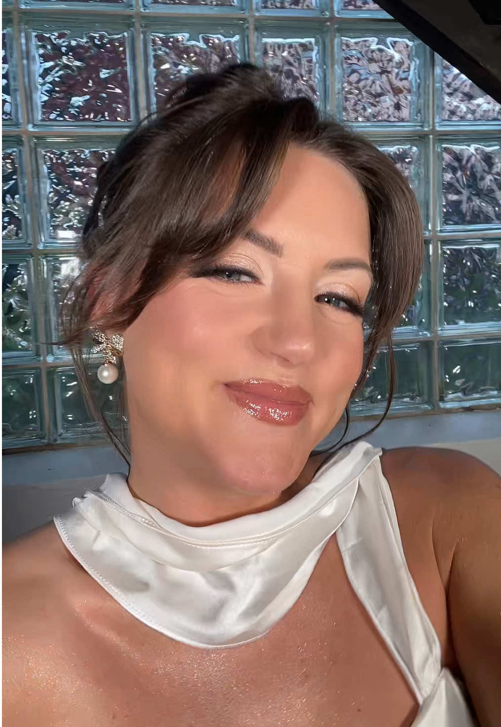 Bridal makeup by @halos glow beauty ✨🙈💗