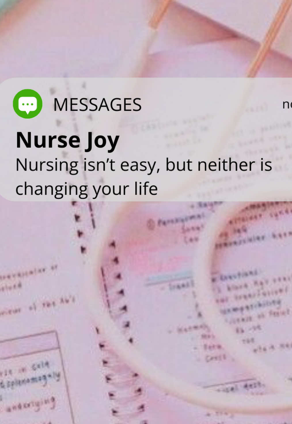 Nursing isn’t easy, but neither is changing your life 💕 Go Back to School Girl💕 #nursingschool #nurse #nursingstudent 