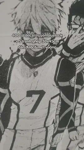 400 tờ truyện tranh dán tường luelock #bluelock #mangawall #fyp #posters #tranhdantuong #miqihouse 
