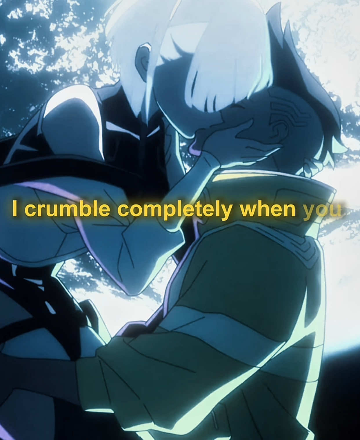 Wish we could go to the moon together 🌘 | #cyberpunkedgerunners #cyberpunkedgerunnersedit #edgerunners #anime #animeedit #davidmartinez #lucykushinada #lonely #fyp #viral 
