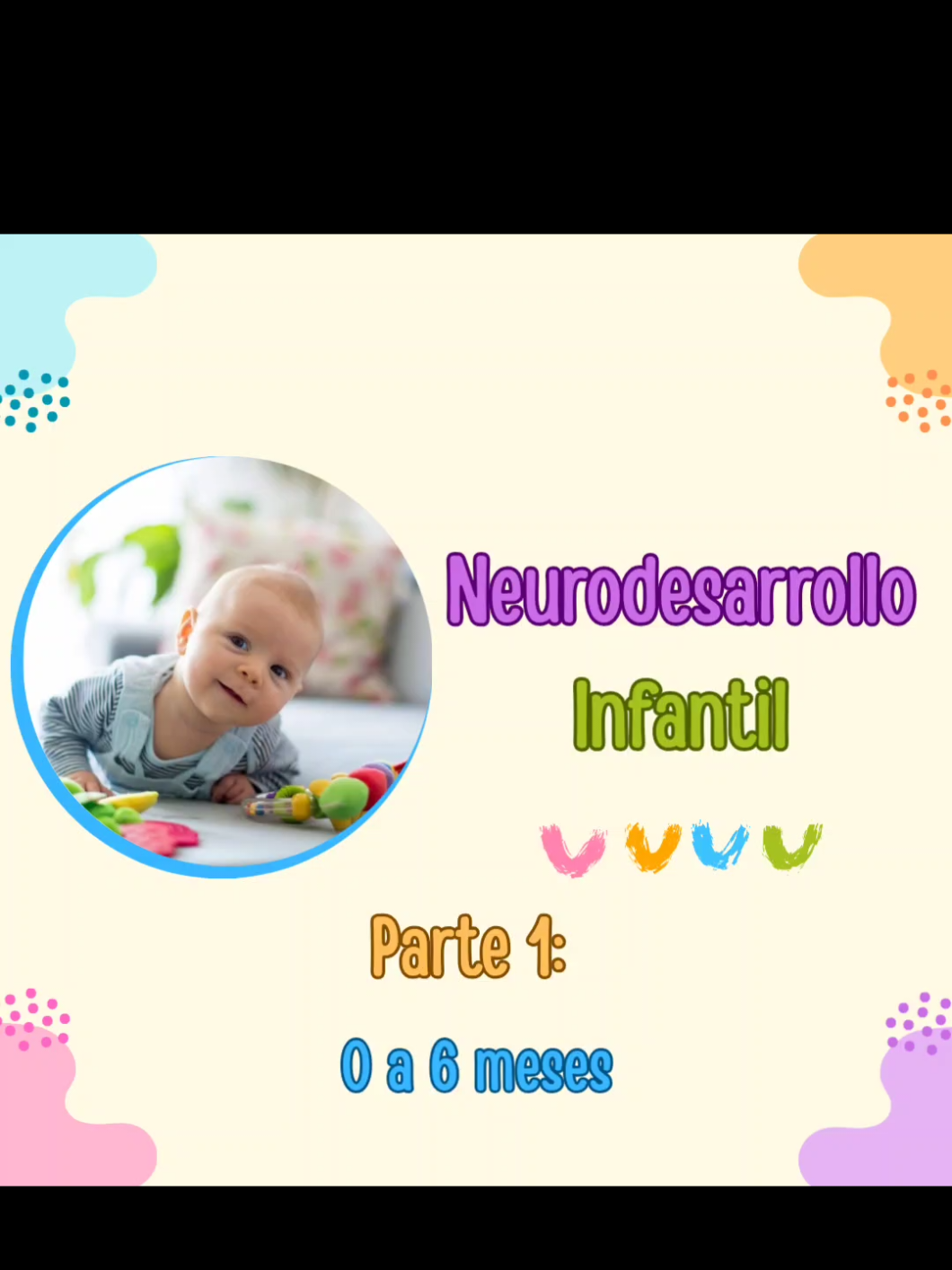 🧠¡Iniciamos una nueva serie sobre el desarrollo del cerebro y las habilidades de los más pequeñitos! 💛 En esta primera parte te cuento qué puedes esperar en esta etapa tan importante para el crecimiento de tu bebé. 👶 De los 0 a 6 meses, los bebés están descubriendo el mundo a través de sus sentidos, comienzan a responder a voces y rostros, y sus primeras sonrisas aparecen. Cada logro, por pequeño que parezca, es un gran paso para su desarrollo. 💫 📌 Recuerda: cada niño y niña tiene su propio ritmo. Estas pautas te orientan, pero lo más importante es brindar amor, tiempo y estimulación adecuada. 💕 🔜 No te pierdas las próximas publicaciones para conocer cómo evoluciona el neurodesarrollo hasta los 6 años. 💬 ¿Tu bebé ya está en esta etapa? ¿Qué logros has notado? ¡Te leo en los comentarios! #neurodesarrollo  #estimulacióntemprana  #primerainfancia  #maestrayairis 