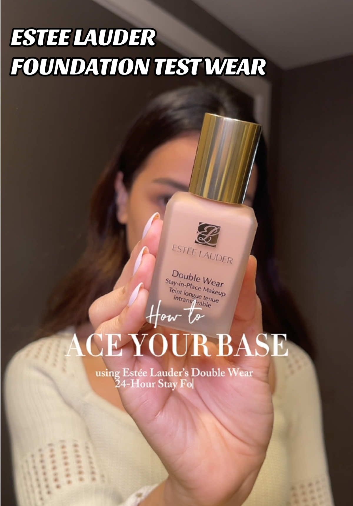 gifted by Estée Lauder - YOU GUYS, no joke, this is the best foundation ever!!! It’s glowy, skin like, & can we talk about the shade match!? I literally guessed my shade LOL not even kidding 😭 but it’s PERFECT @Estée Lauder #myshademystory #doublewear #esteepartner   #ClimaQuenteCabeçaFria 