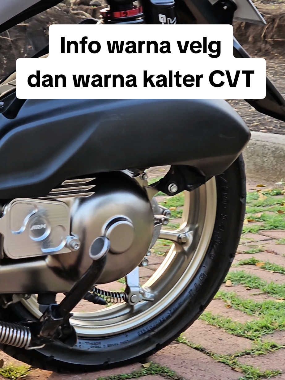 Membalas @sullestyfentofficial nih tak spill warna velg sklian sama warna bak cvtnya 👍🏻 #sapporoultimate #sapporo #sapporoanodized #anodizedgrey #anodizedtitanium #repaintvelg #repaintcvt #lexi155 #lexilx155 #lexi155modifikasi #lexi155simplebutmaxi #lexi155cc #atnugroho_ 