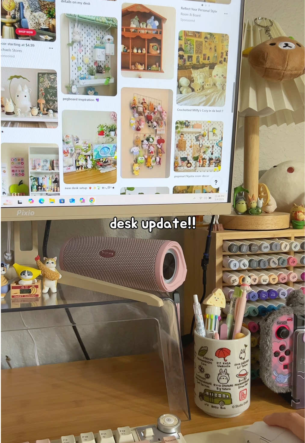 ergonomic desk essentials for a comfy work or game space!! 🥰💕 #desksetup #deskessentials #ergonomic #deskdecor #deskinspo #attacksharkx11 #wirelessmouse #deskaccessories #techtok #TikTokShop #tiktokshopcreatorpicks #fypツ 
